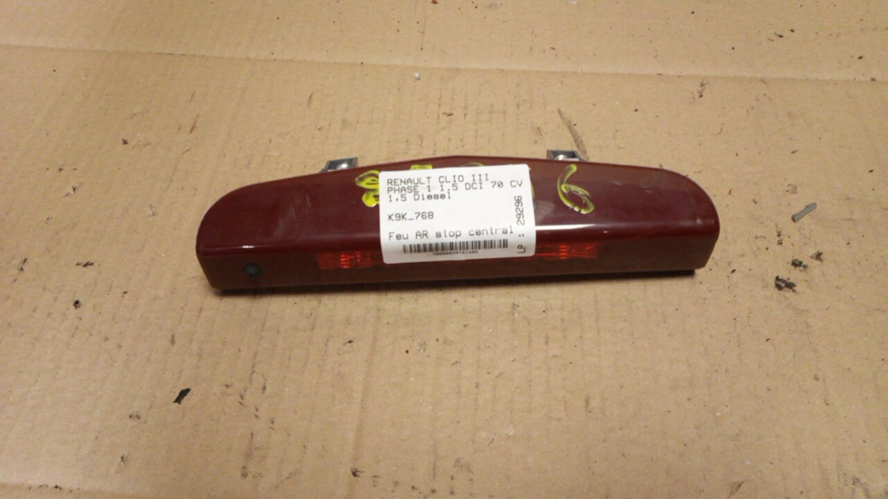 Luce stop centrale RENAULT CLIO 3 PHASE 1 Diésel - 1