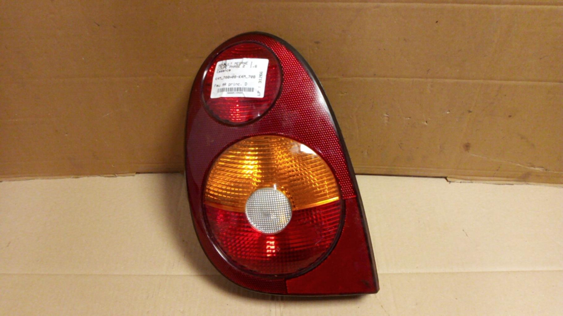 Fanale posteriore principale destro (luci) RENAULT MEGANE 1 PHASE 2 COUPE Gasolina - 1