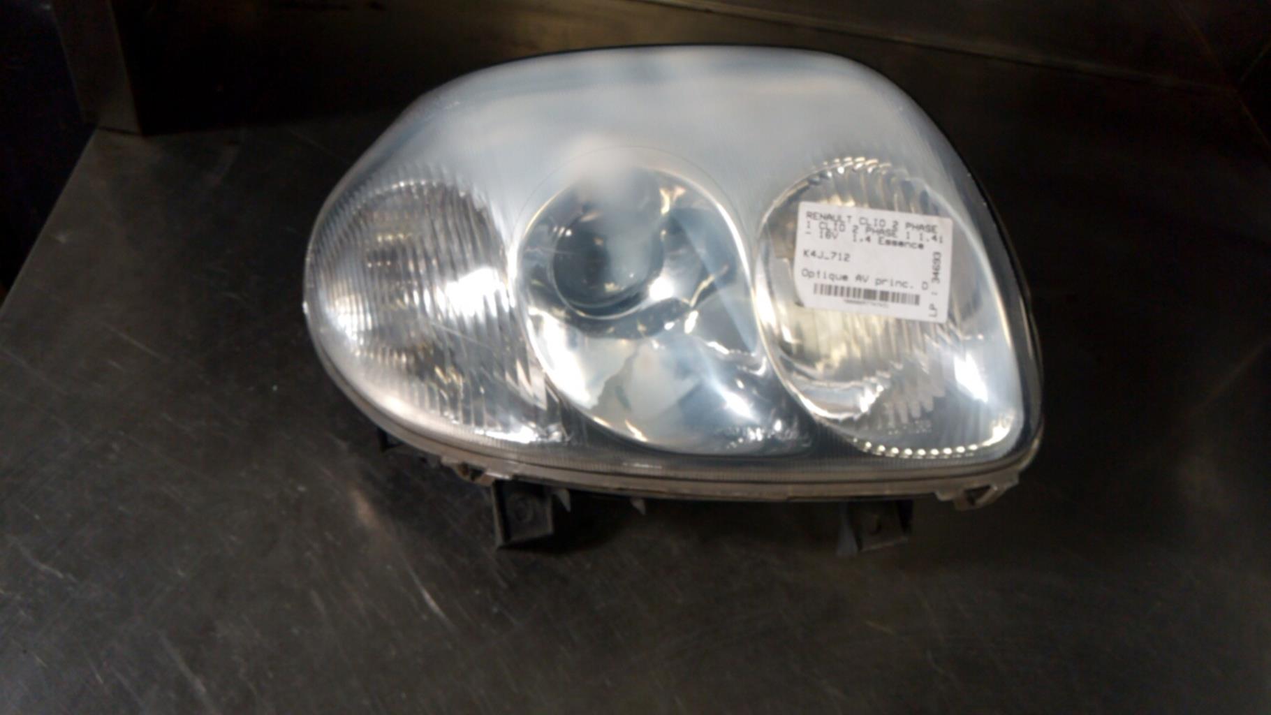 Gruppo ottico anteriore principale destro (luci)(faro) RENAULT CLIO 2 PHASE 1 Gasolina - 1