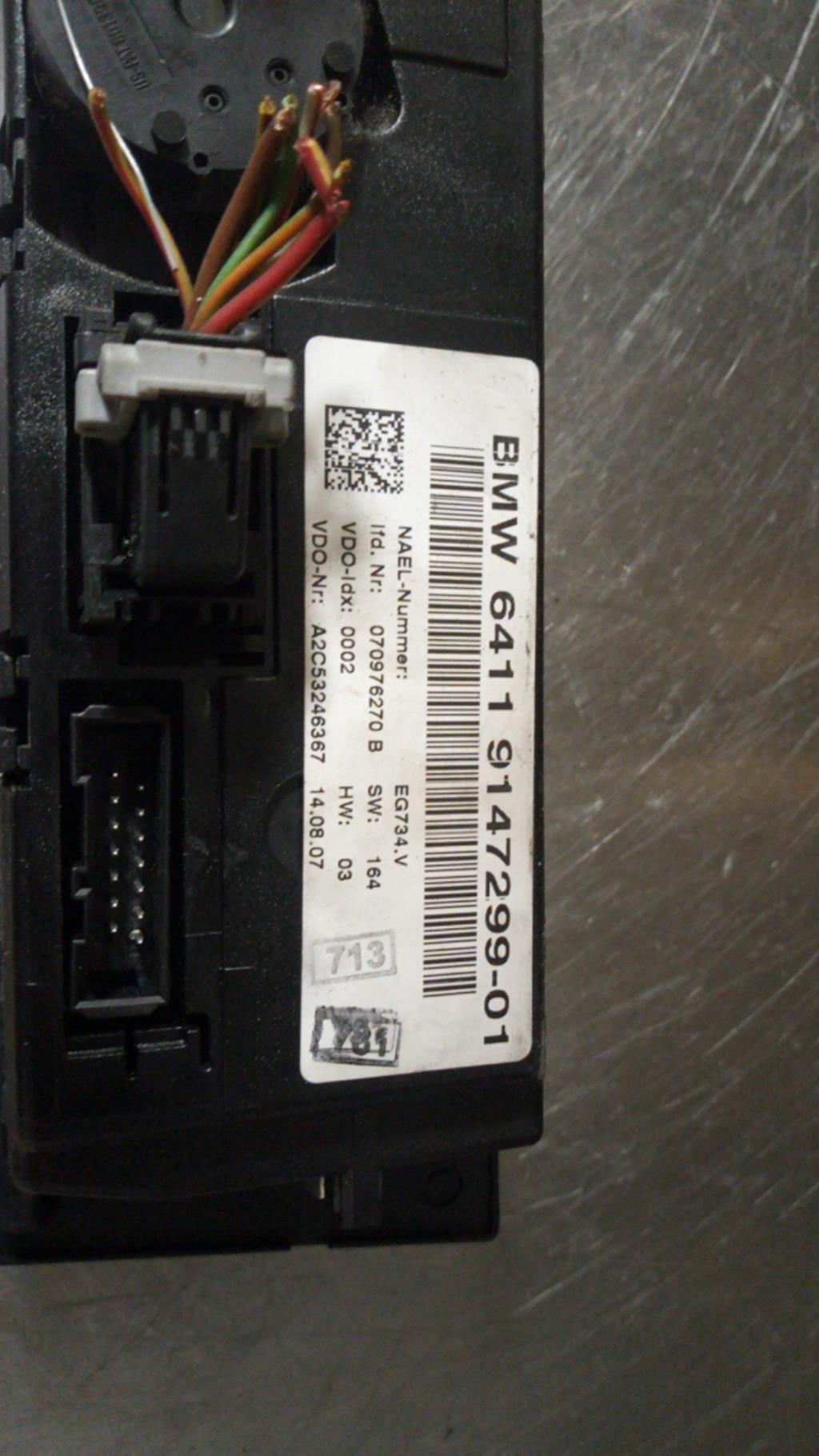 Commande chauffage BMW SERIE 1 E81 Diesel - 1