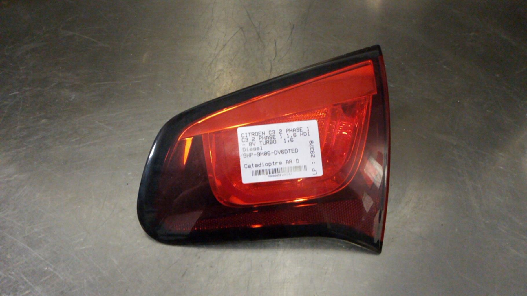 Catadiottro posteriore destro CITROEN C3 2 PHASE 1 Diésel - 1