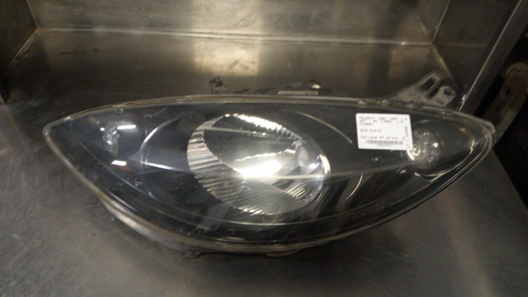 Gruppo ottico anteriore principale sinistro (luci)(faro) PEUGEOT 1007 Diésel - 1