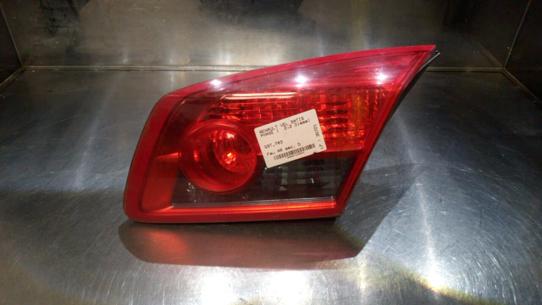 Feu arriere secondaire droit (feux) RENAULT VEL SATIS PHASE 1 Diesel - 1