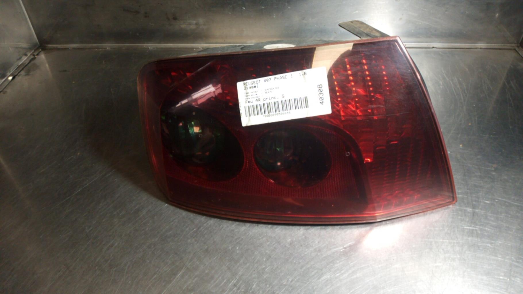 Fanale posteriore principale sinistro (luci) PEUGEOT 407 PHASE 1 Diésel - 1