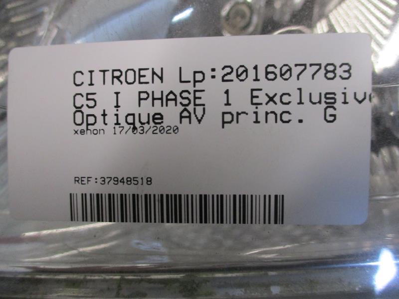 Gruppo ottico anteriore principale sinistro (luci)(faro) CITROEN C5 1 PHASE 1 Gasolina - 1