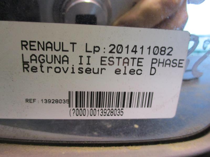 Retrovisor derecho RENAULT LAGUNA 2 PHASE 2 Diésel - 1