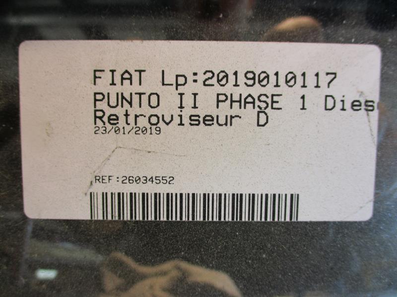 Specchietto retrovisore destro FIAT PUNTO 2 PHASE 1 Diésel - 1