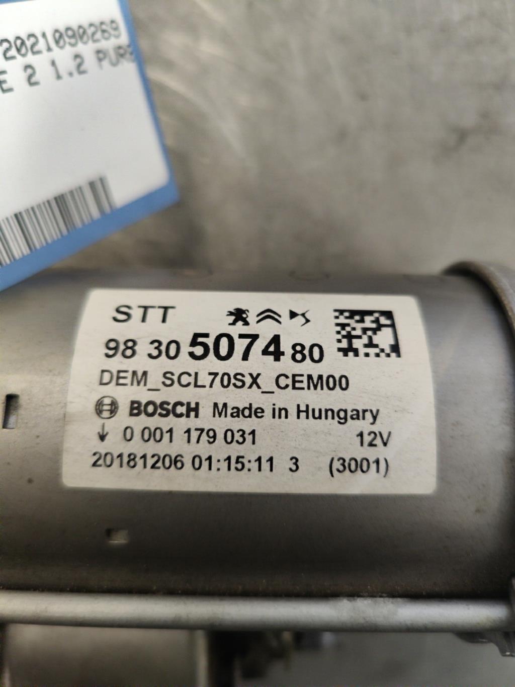 Motorino avviamento PEUGEOT 208 1 PHASE 2 Gasolina - 1