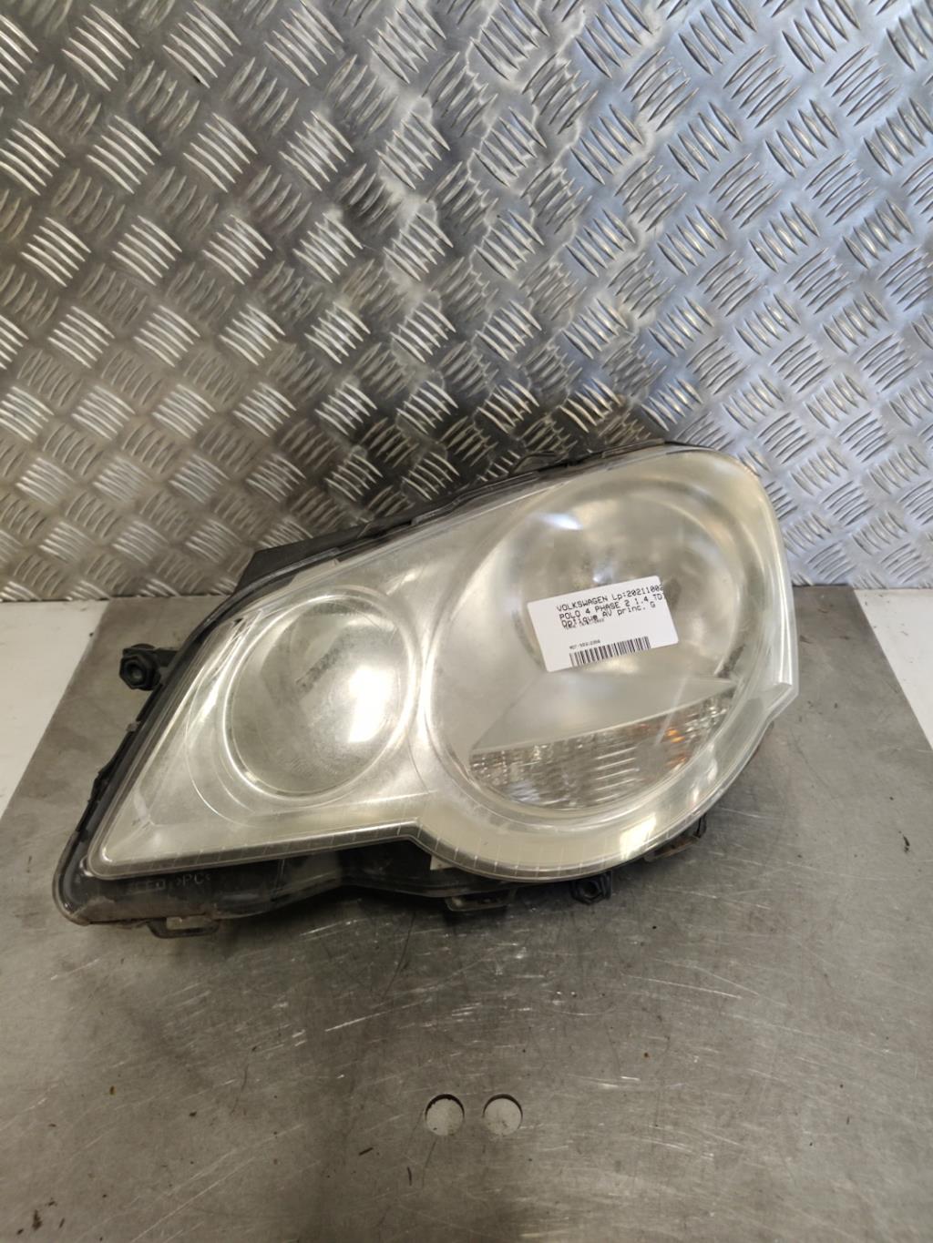 Gruppo ottico anteriore principale sinistro (luci)(faro) VOLKSWAGEN POLO 4 PHASE 2 Diésel - 1
