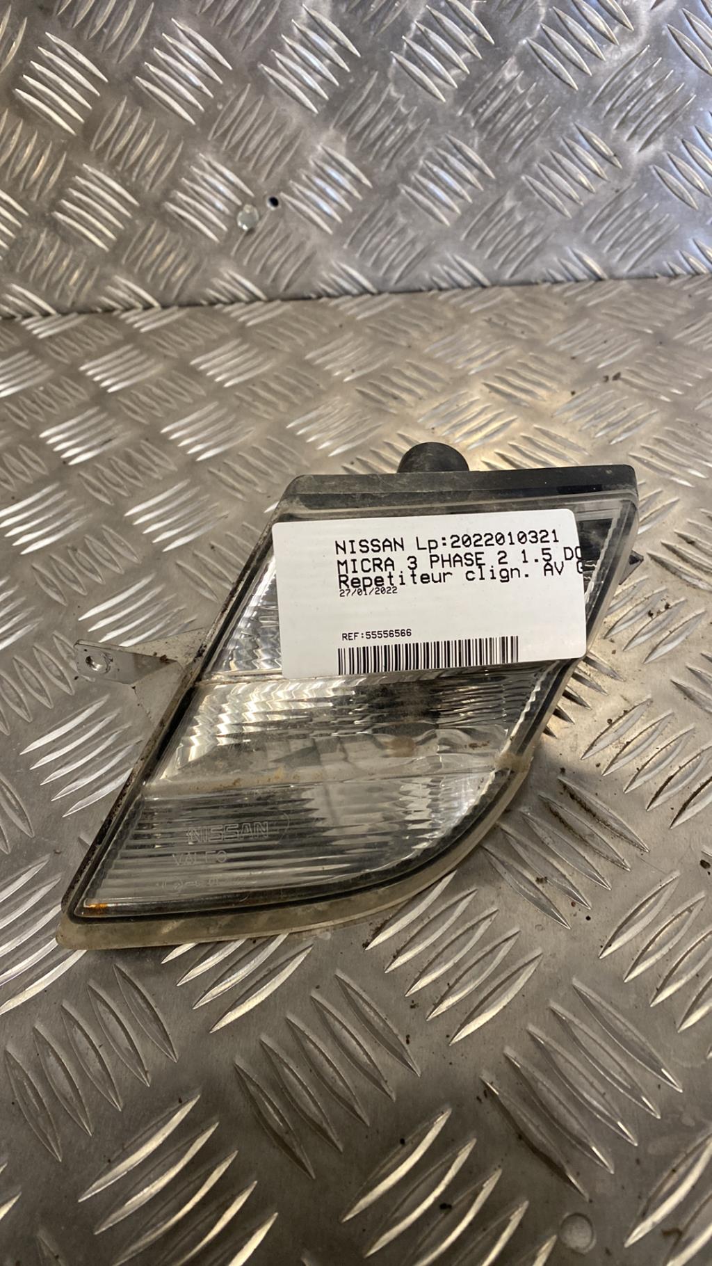 Ripetitore lampeggiante anteriore sinistro (Luci) NISSAN MICRA 3 PHASE 2 Diésel - 1