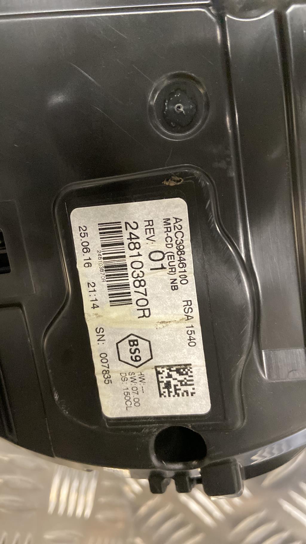 Compteur RENAULT TALISMAN Diesel - 1