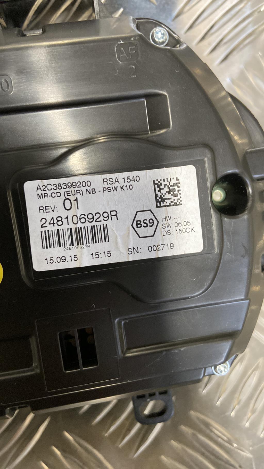 Compteur RENAULT TALISMAN Diesel - 1