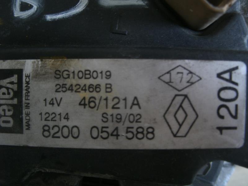 Alternateur RENAULT SCENIC 1 PHASE 2 Diesel - 1