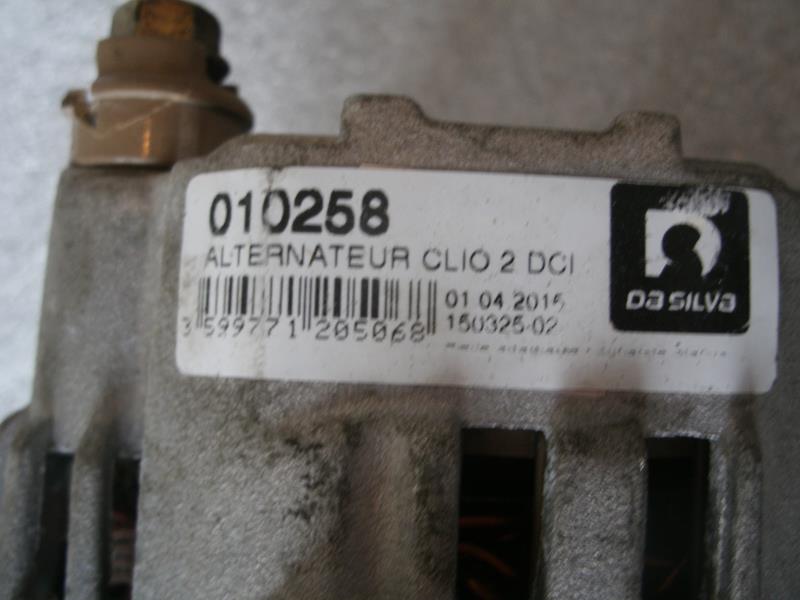 Alternateur RENAULT MEGANE 2 PHASE 1 Essence - 1
