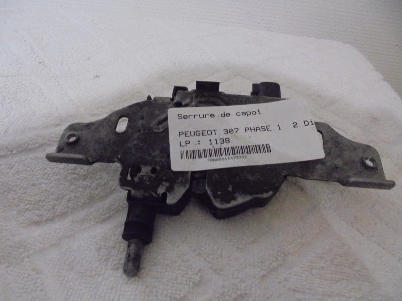 Serrure de capot PEUGEOT 307 PHASE 1 Diesel - 1