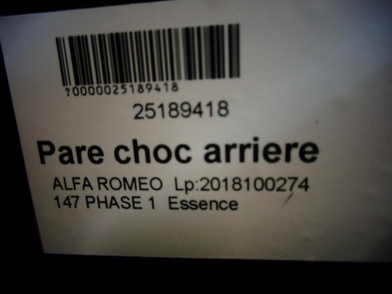Paraurti posteriore ALFA ROMEO 147 PHASE 1 Gasolina - 1