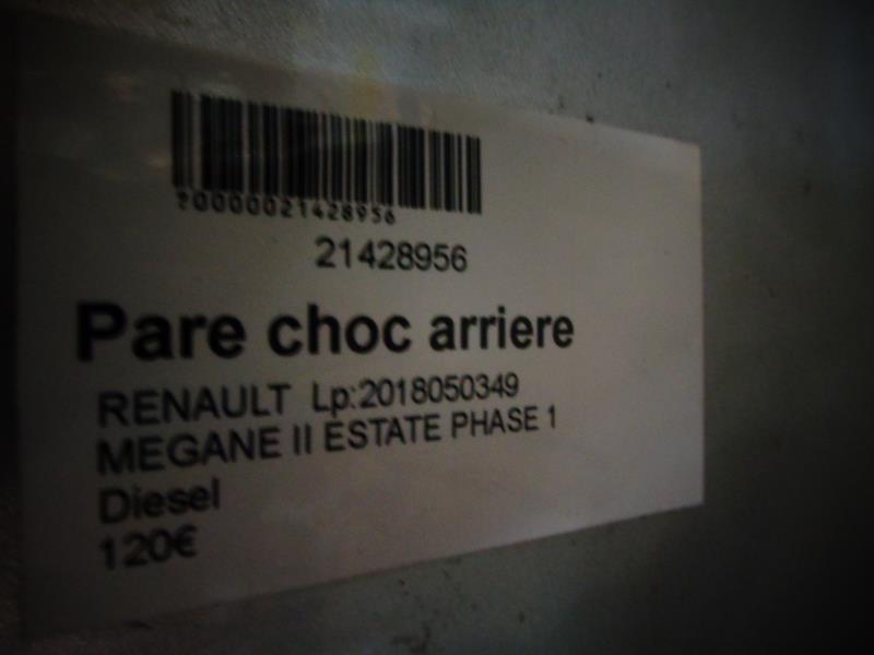 Paraurti posteriore RENAULT MEGANE 2 PHASE 1 BREAK Diésel - 1
