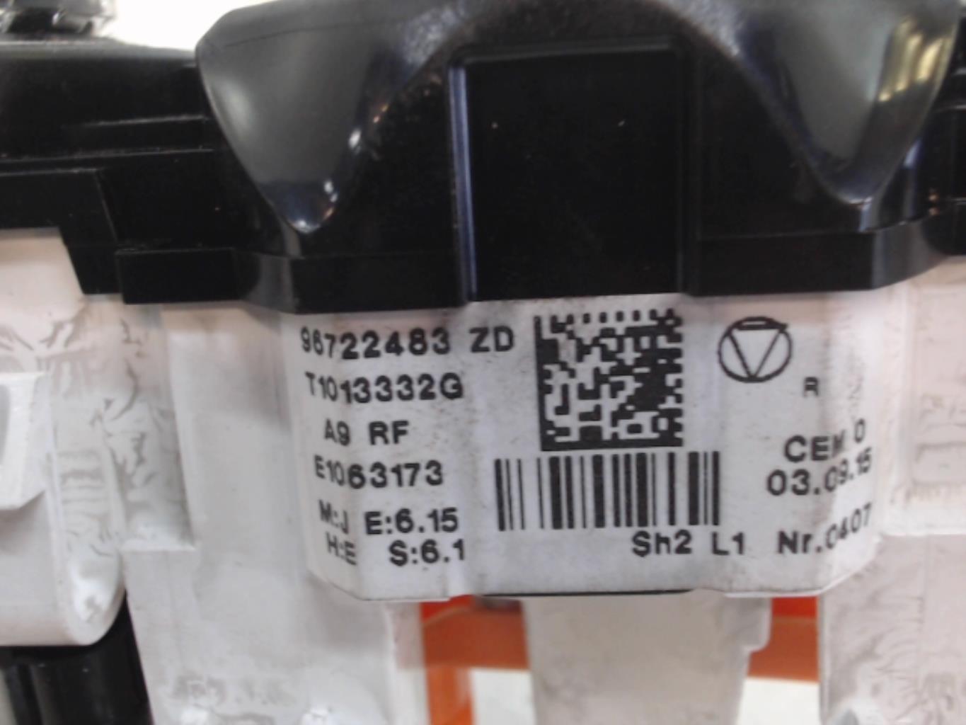 Commande chauffage PEUGEOT 208 1 PHASE 2 Diesel - 1