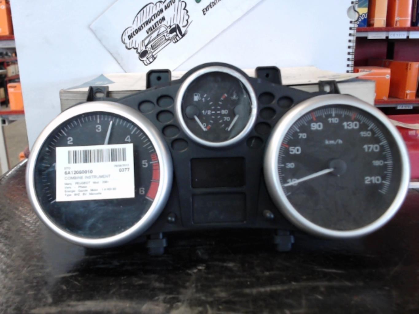Compteur PEUGEOT 206+ Diesel - 1
