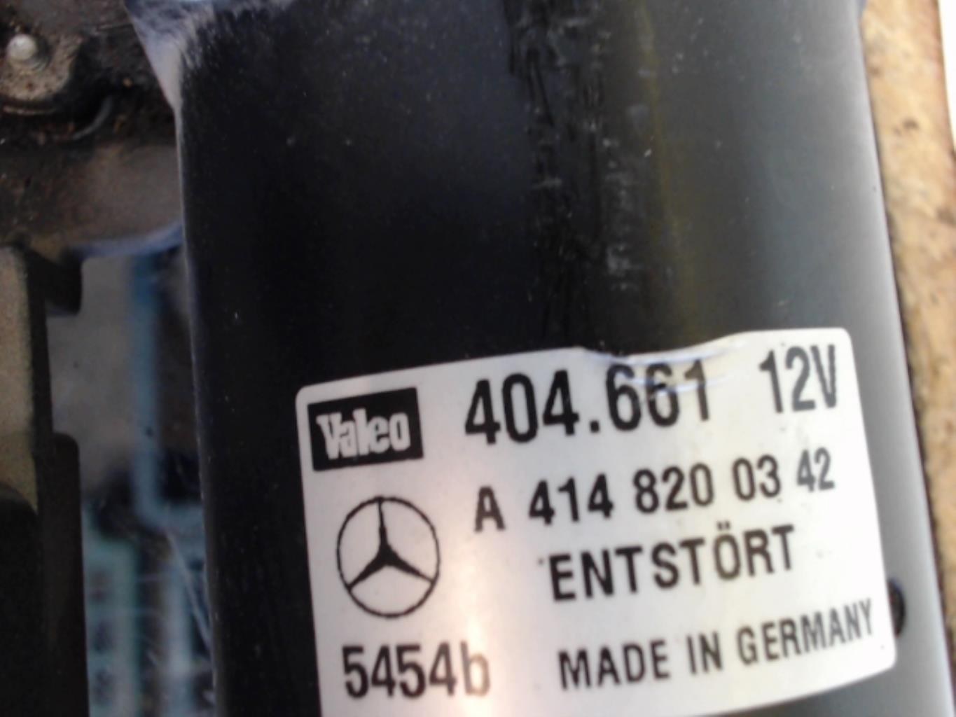 Motore tergicristallo anteriore MERCEDES VANEO 414 Diésel - 1