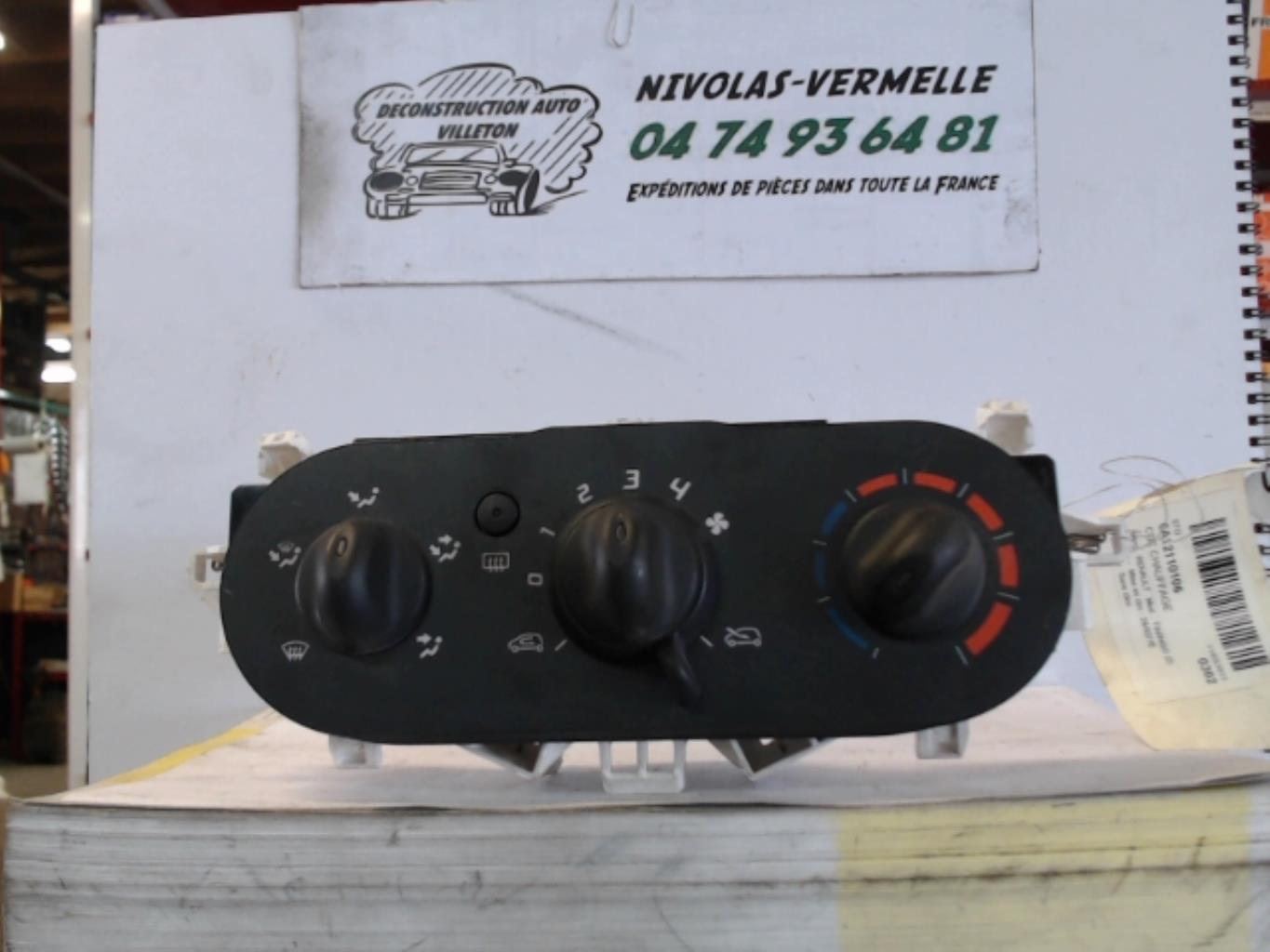 Commande chauffage RENAULT TWINGO 2 PHASE 1 Diesel - 1