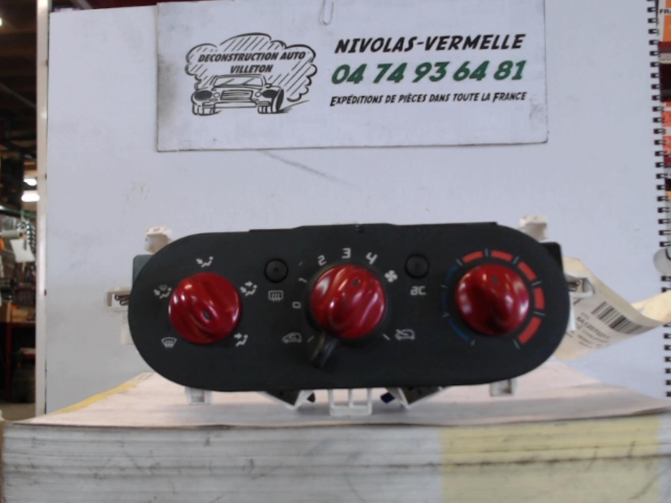 Commande chauffage RENAULT TWINGO 2 PHASE 1 Diesel - 1