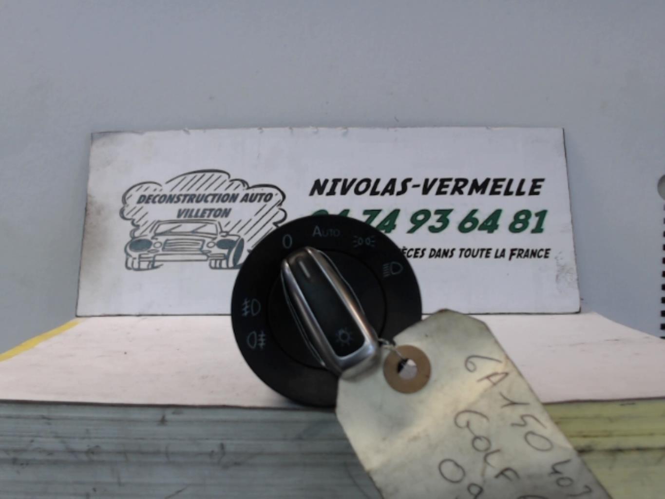 Commande de phare VOLKSWAGEN GOLF 6  - 1