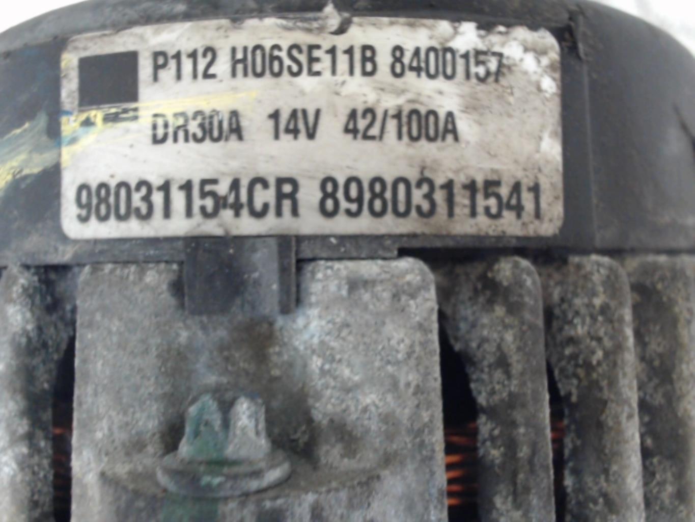 Alternatore OPEL MERIVA B PHASE 1 Diésel - 1