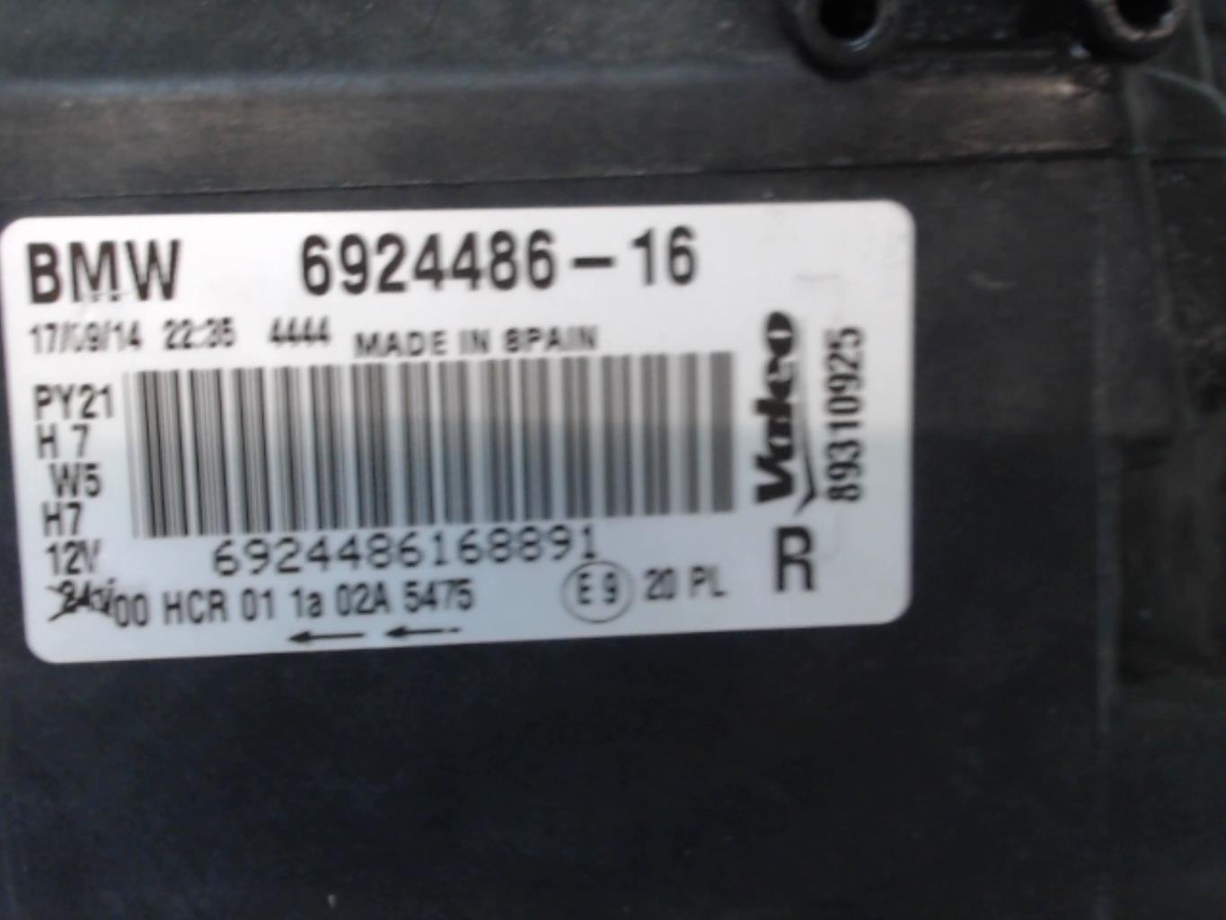 Gruppo ottico anteriore principale destro (luci)(faro) BMW SERIE 1 E81  - 1