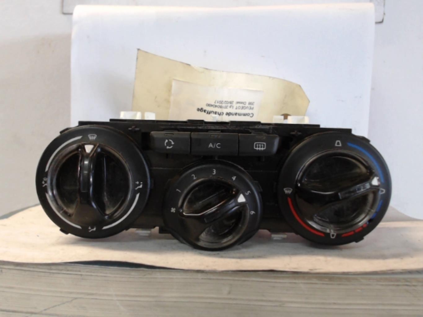 Commande chauffage PEUGEOT 208 1 PHASE 2 Diesel - 1