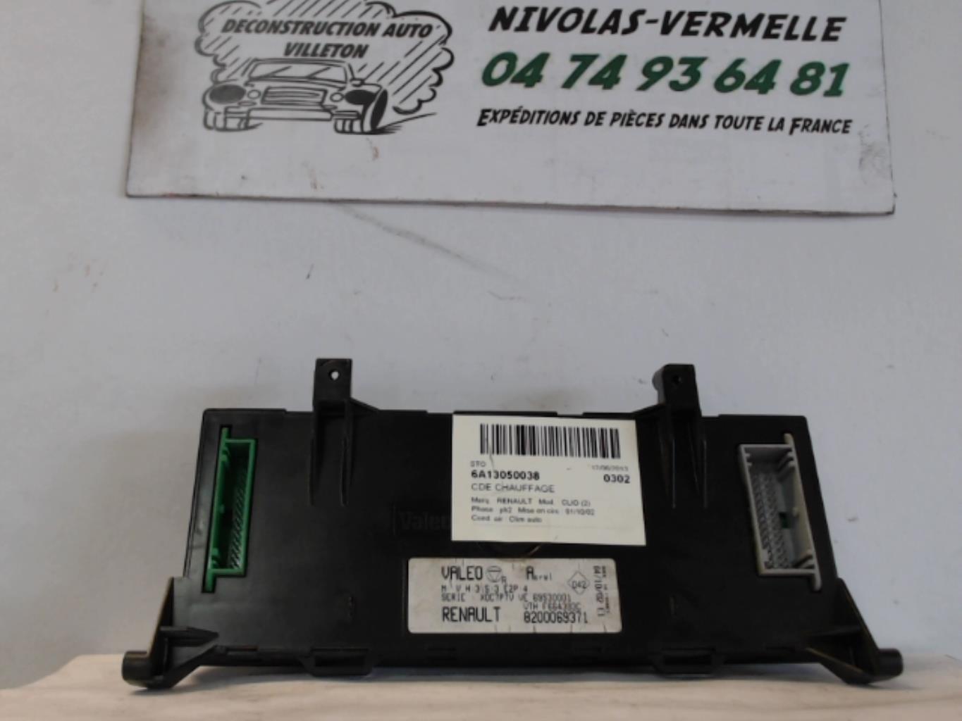 Commande chauffage RENAULT CLIO 2 PHASE 2 Essence - 1