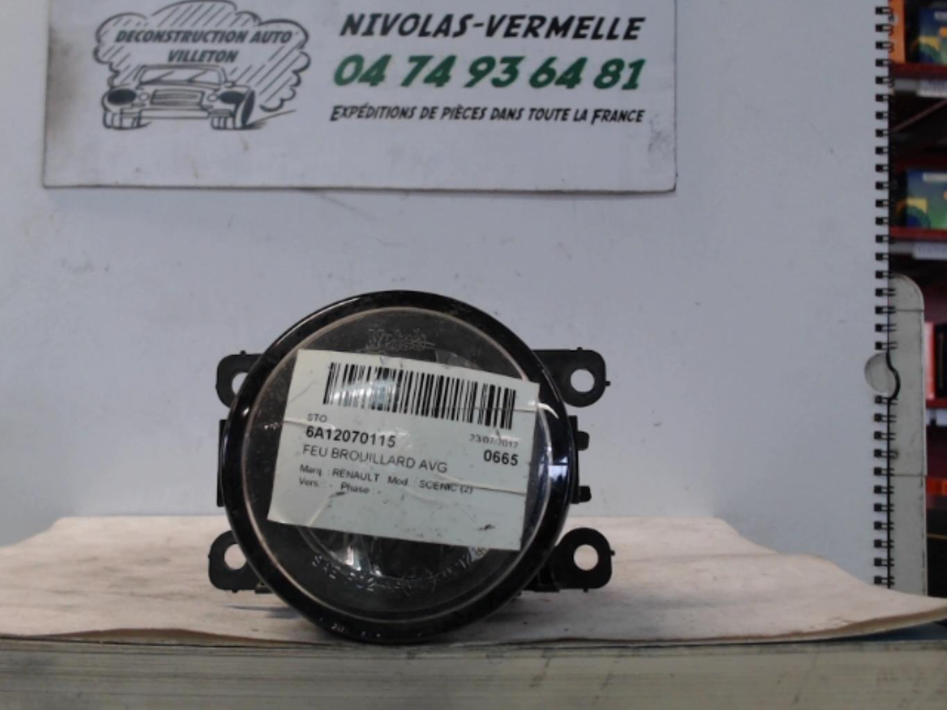 Fendinebbia sinistro (luce) RENAULT SCENIC 2 PHASE 1  - 1