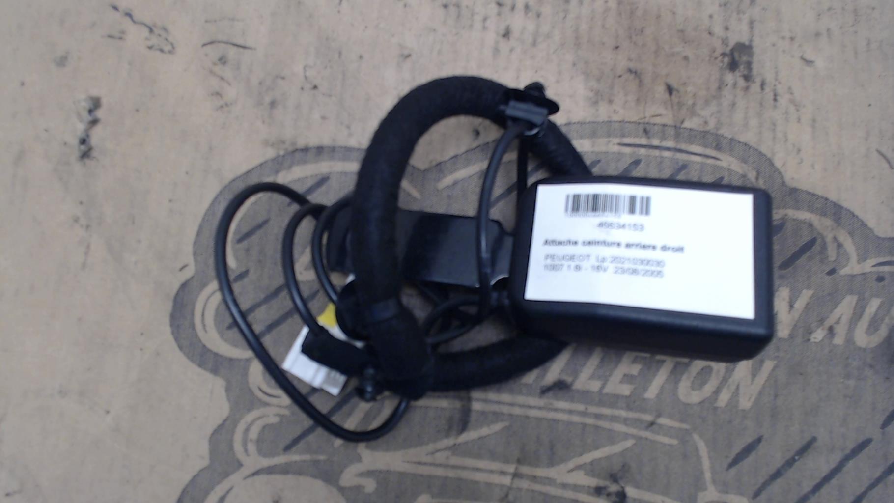 Aggancio cintura sicurezza posteriore destro PEUGEOT 1007 Gasolina - 1