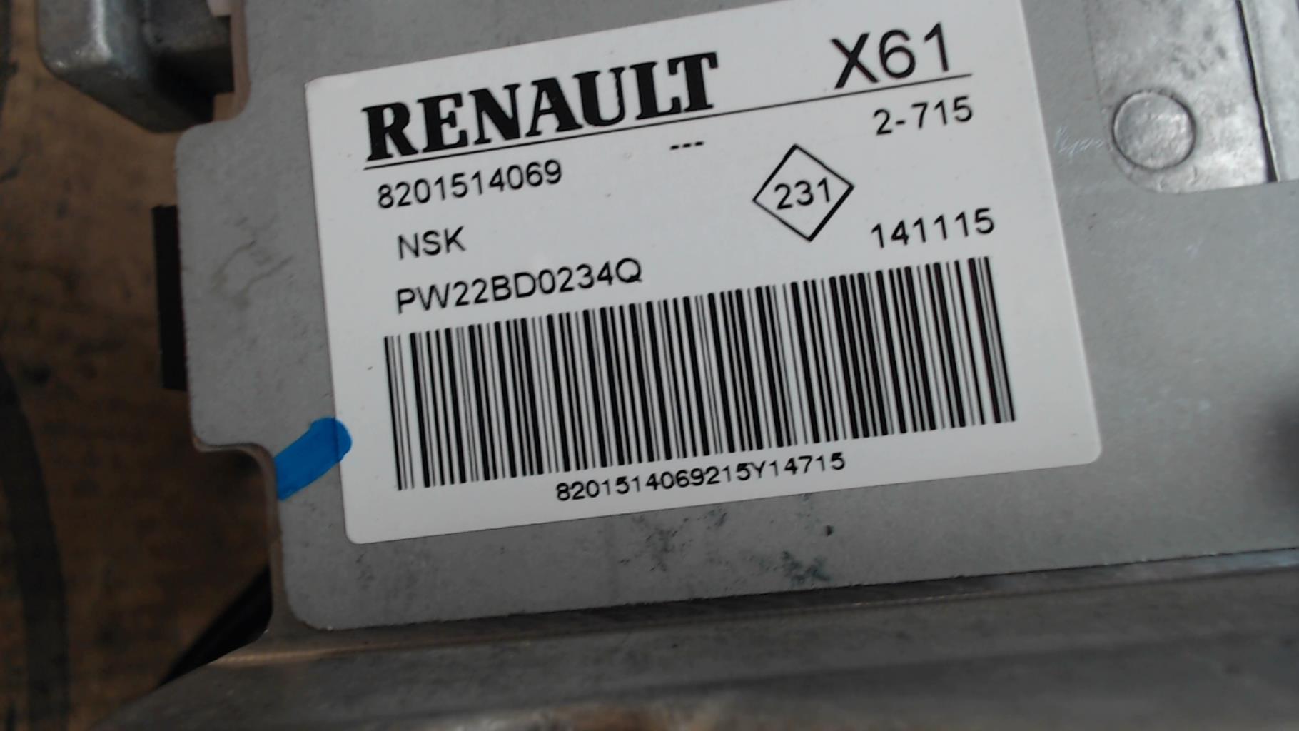 Colonne de direction RENAULT KANGOO 2 PHASE 2 Electricité - 1