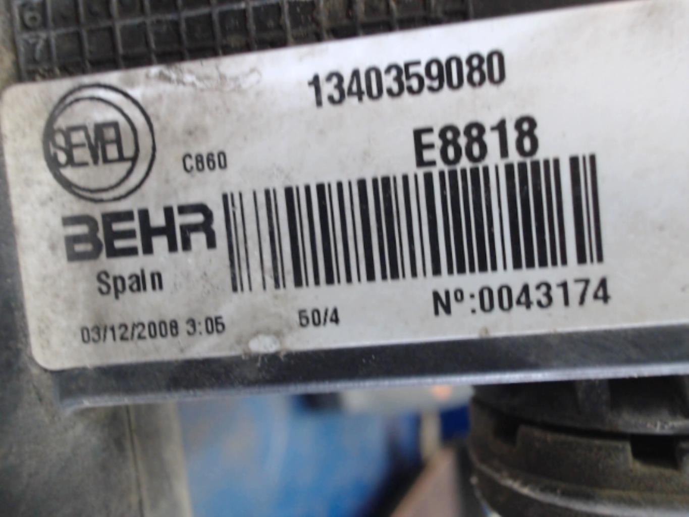 Radiateur eau PEUGEOT BOXER 3 PHASE 1  - 1