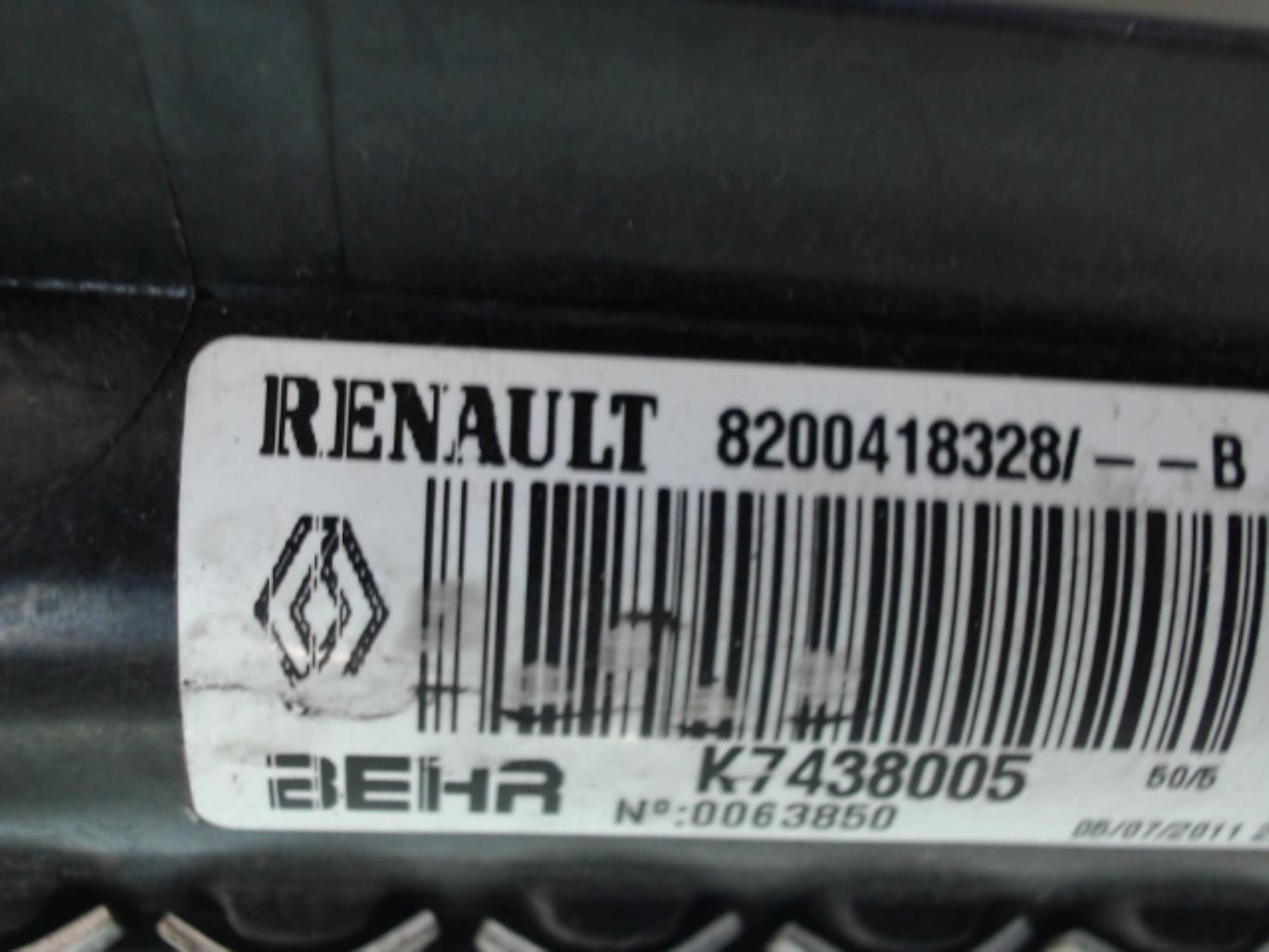 Radiateur eau RENAULT KANGOO 2 PHASE 1 Electricité - 1