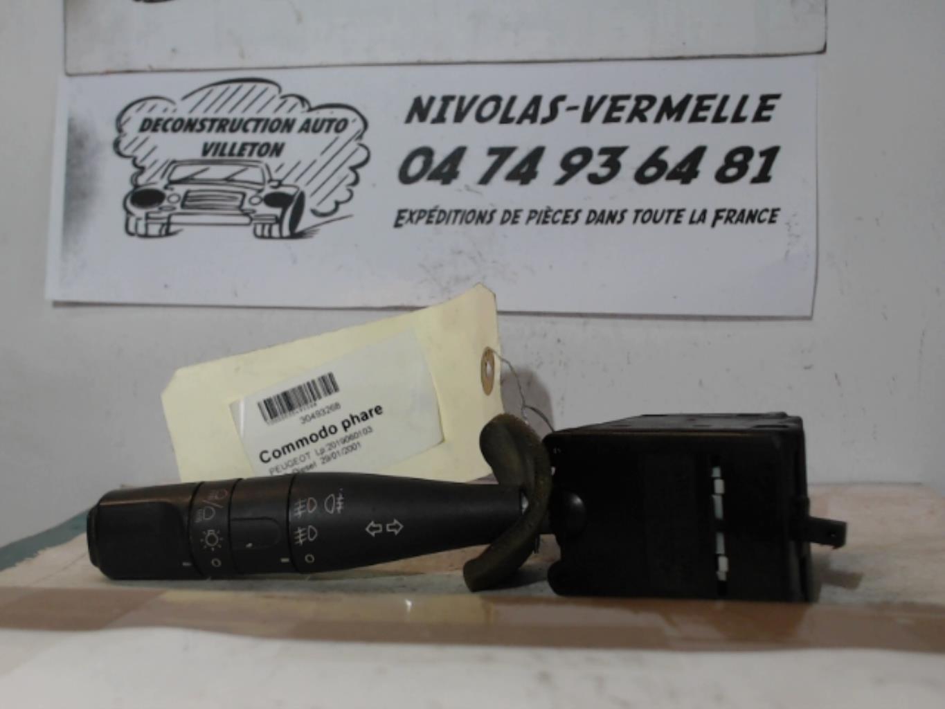 Commodo phare PEUGEOT 206 PHASE 1 Diesel - 1