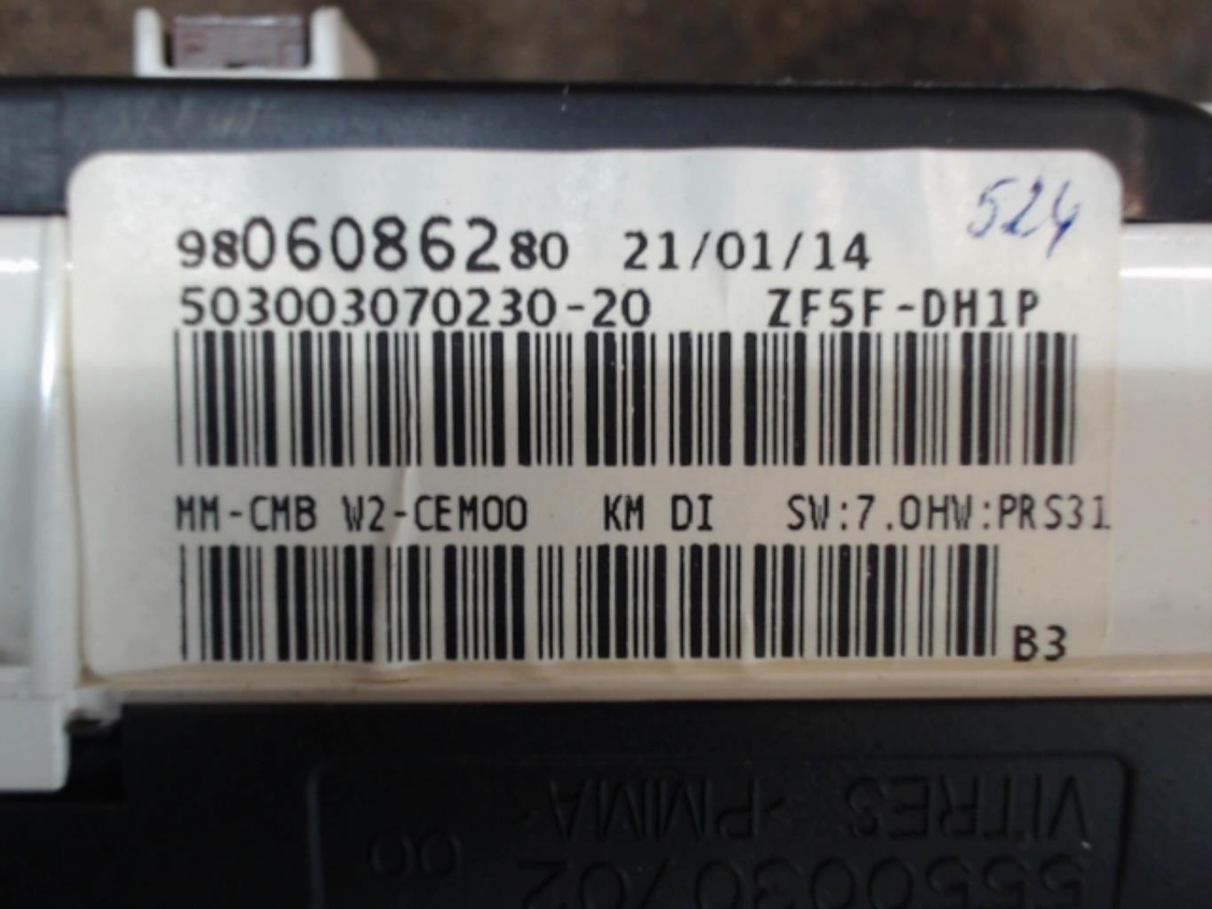 Compteur PEUGEOT 508 1 PHASE 1 Diesel - 1