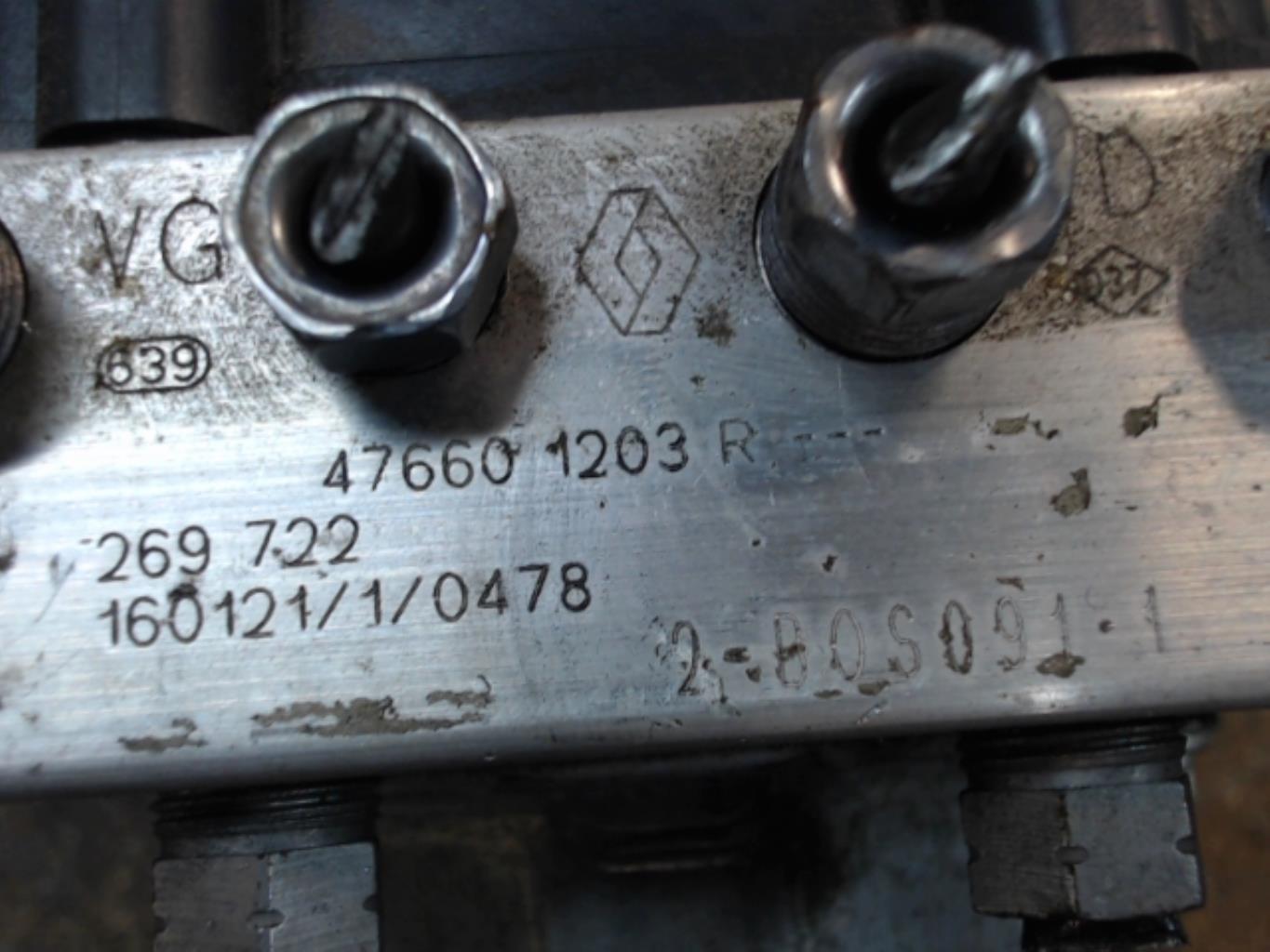 Blocco ABS (antibloccaggio freni) RENAULT CLIO 4 PHASE 1 Diésel - 1