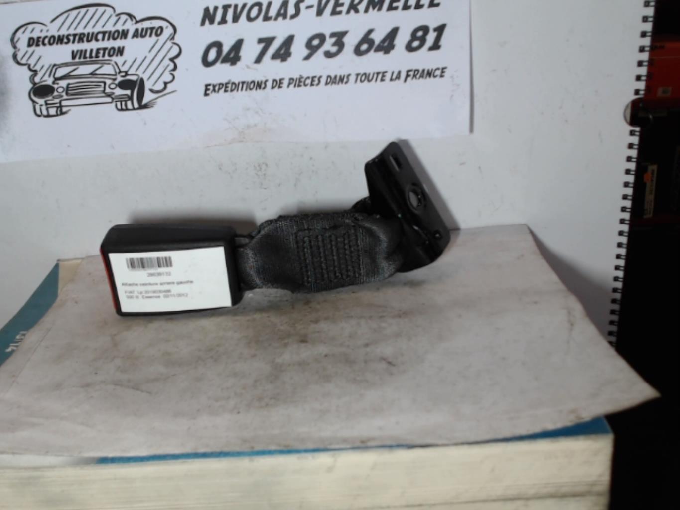 Aggancio cintura sicurezza posteriore sinistro FIAT 500 2 PHASE 1 Gasolina - 1