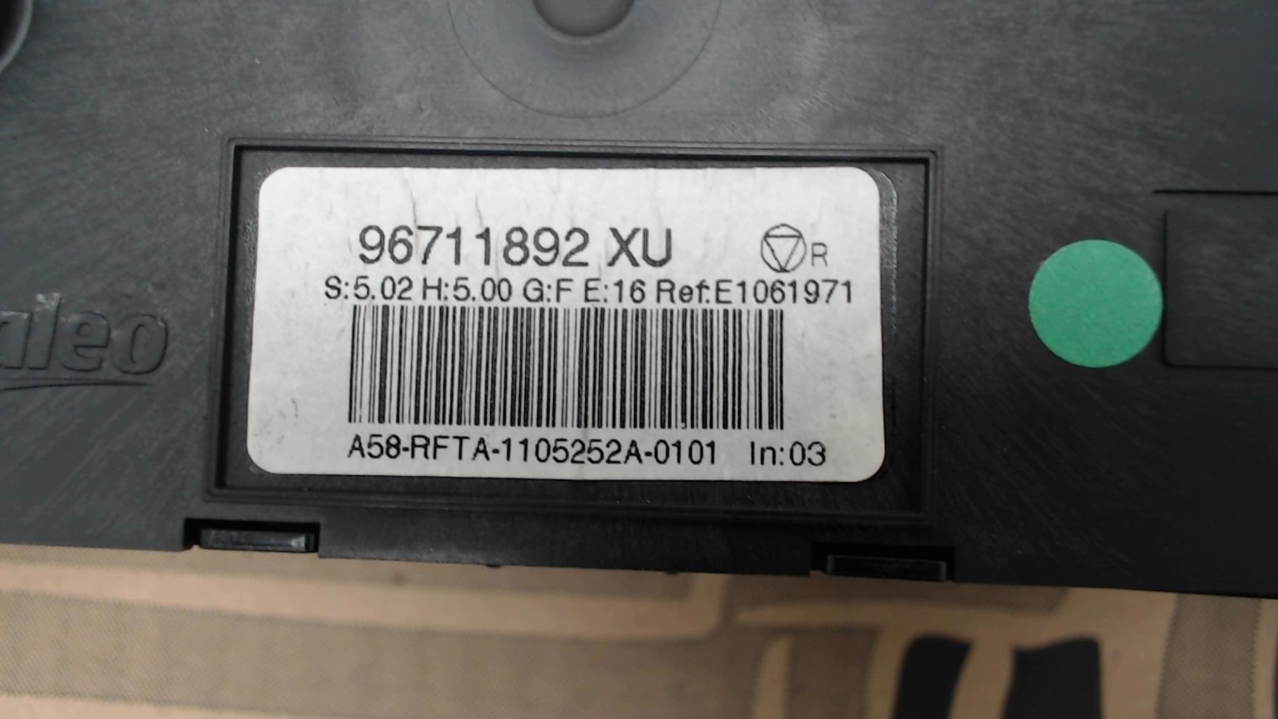 Commande chauffage CITROEN C3 PICASSO PHASE 1  - 1