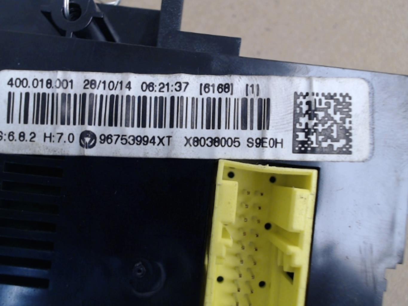 Commande chauffage DS DS3 PHASE 1  - 1