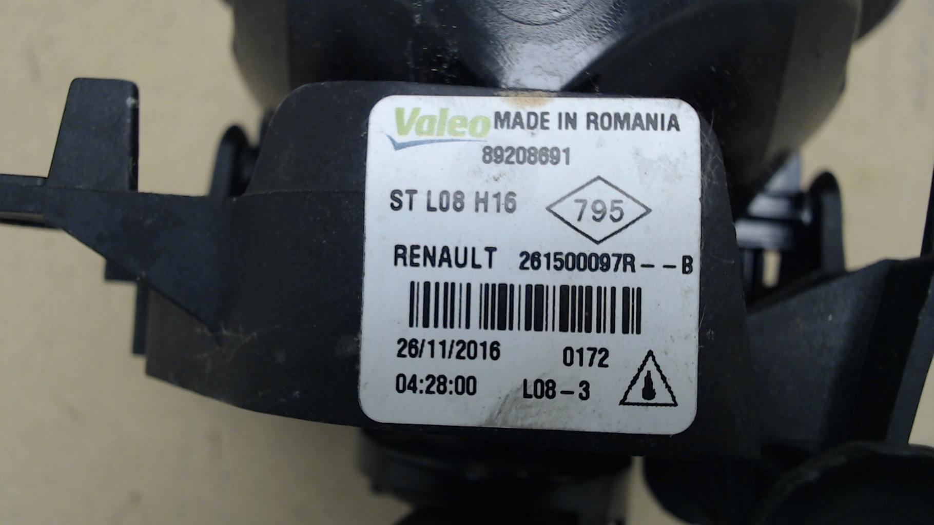 Fendinebbia sinistro (luce) RENAULT KANGOO 2 PHASE 2 Electricidad - 1