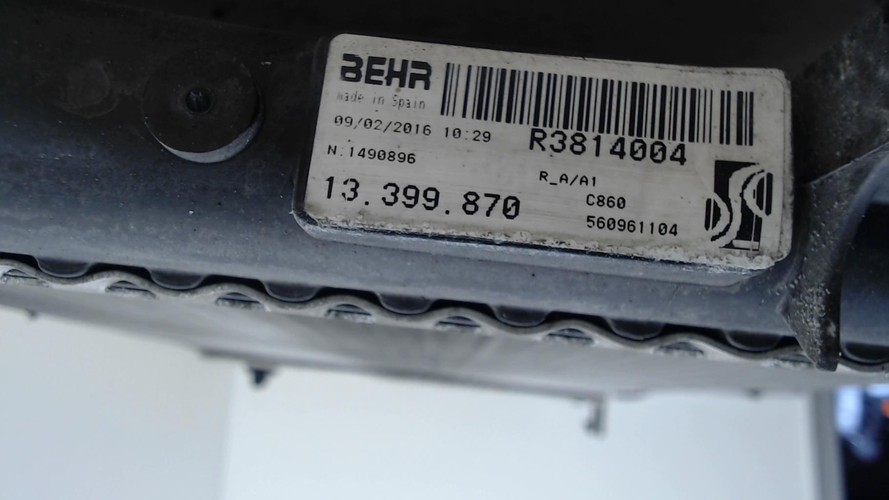 Radiateur eau OPEL CORSA E Essence - 1