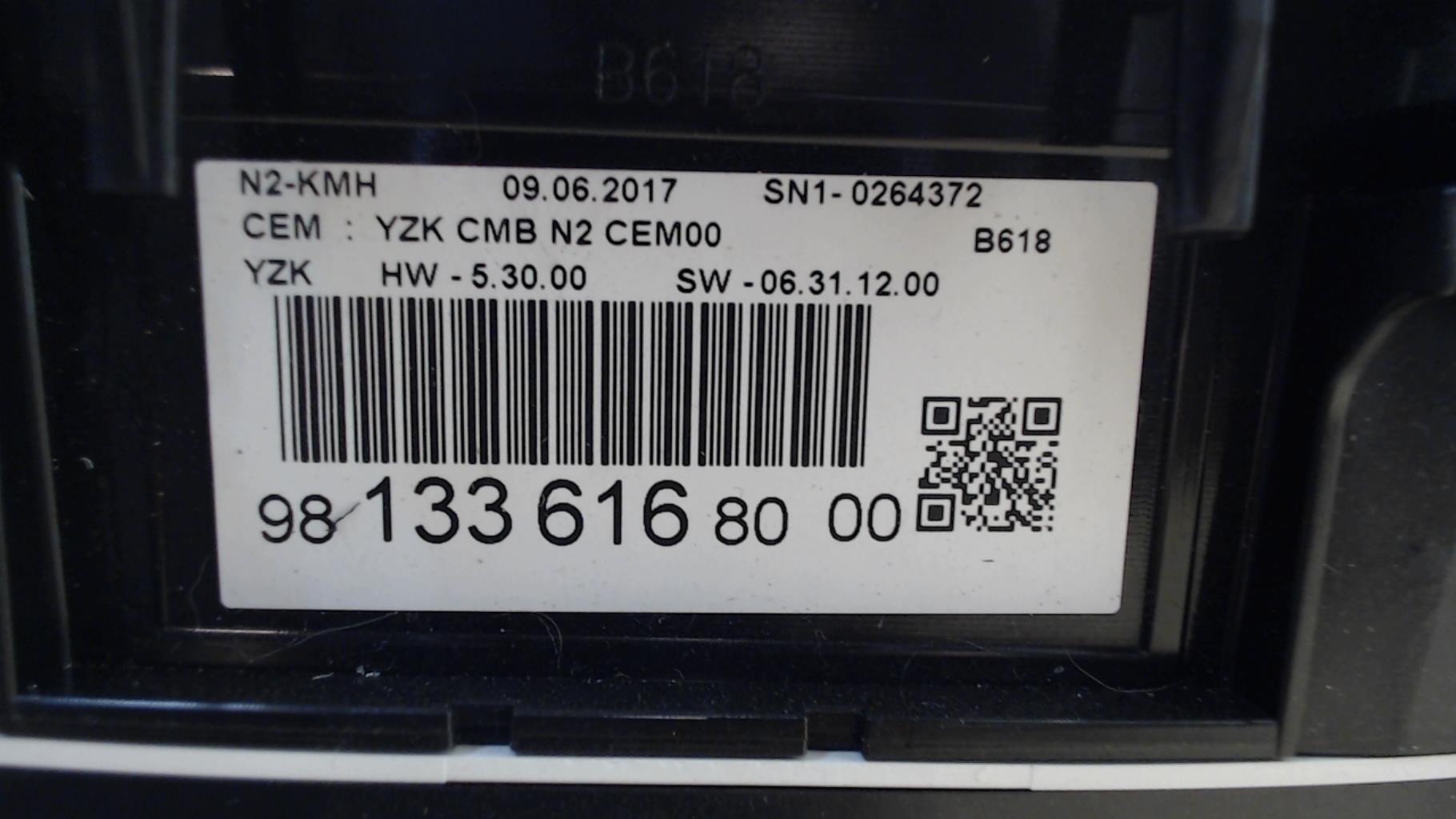 Compteur CITROEN C3 3 PHASE 1 Essence - 1