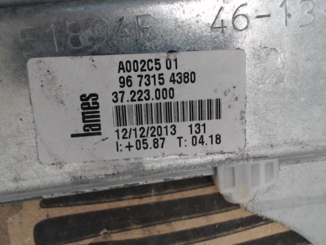 Alzacristalli elettrico anteriore destro PEUGEOT 208 1 PHASE 1  - 1