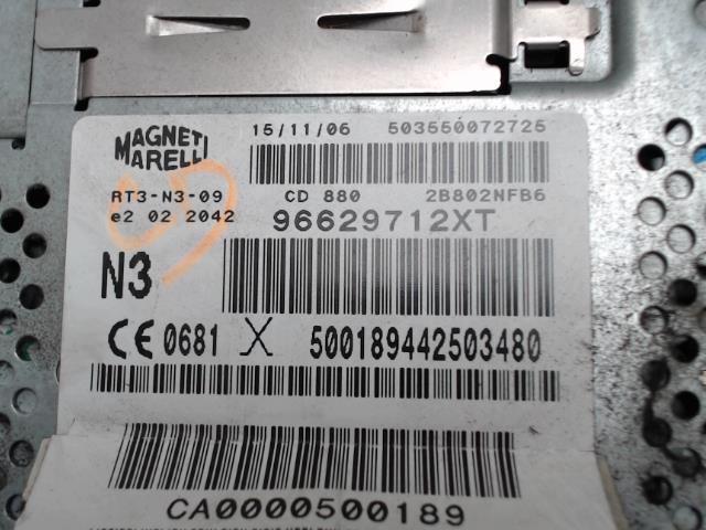 Autoradio originale CITROEN C4 GRAND PICASSO 1  - 1