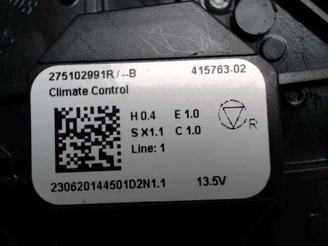 Commande chauffage RENAULT ZOE Electricité - 1