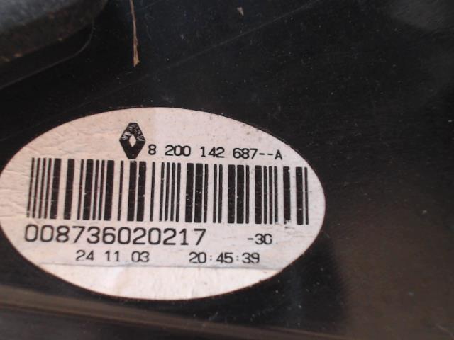 Fanale posteriore principale destro (luci) RENAULT MEGANE 2 PHASE 1 CABRIOLET Gasolina - 1