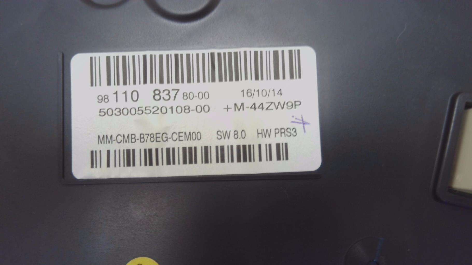 Compteur CITROEN C4 GRAND PICASSO 2 PHASE 1 Diesel - 1